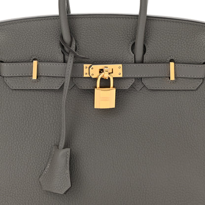 Hermes Togo Birkin 25 Gris Meyer 8 of 11