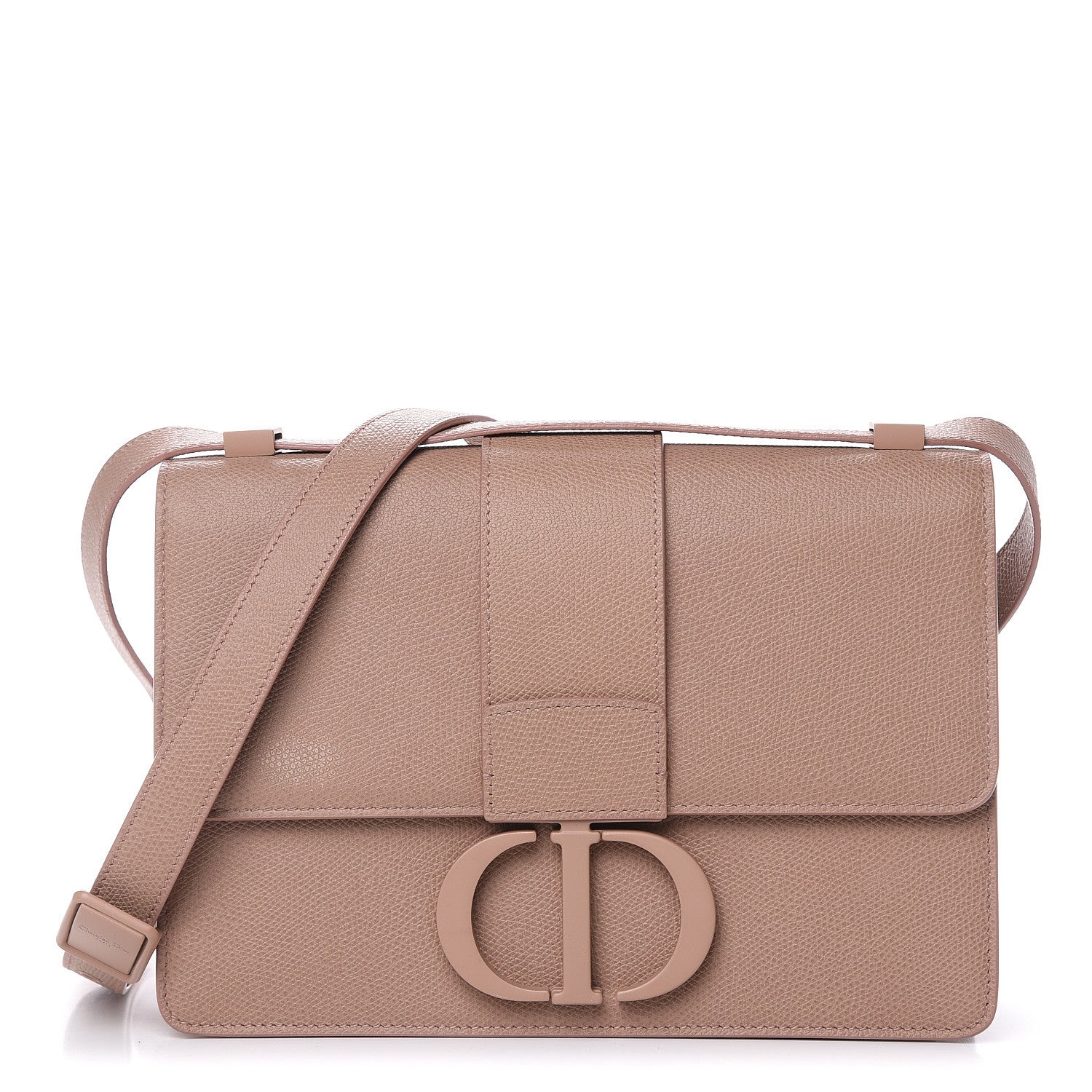Christian Dior Ultra Matte Grained Calfskin 30 Montaigne Flap Bag Blush 1 of 14