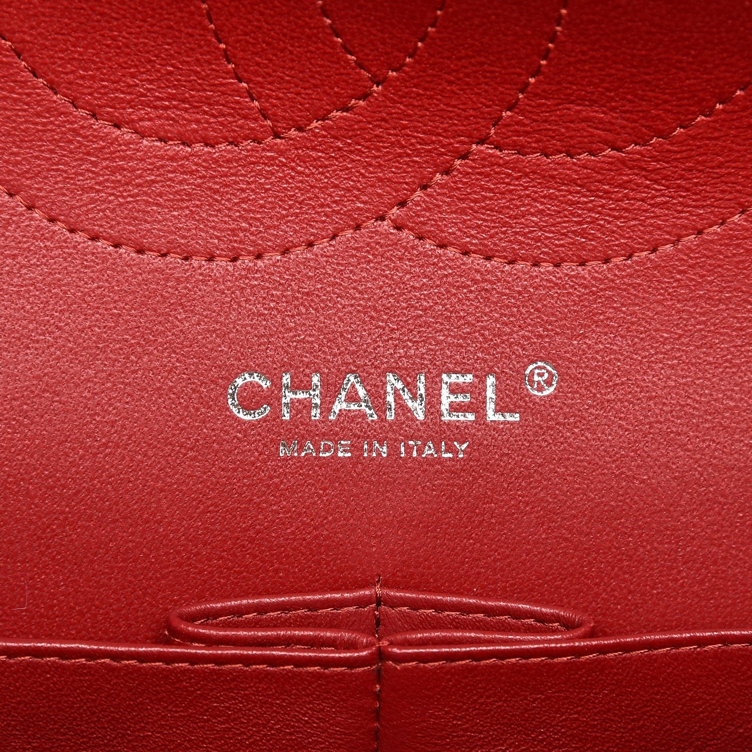 Chanel Caviar Quilted Jumbo Double Flap Red 7 of 10