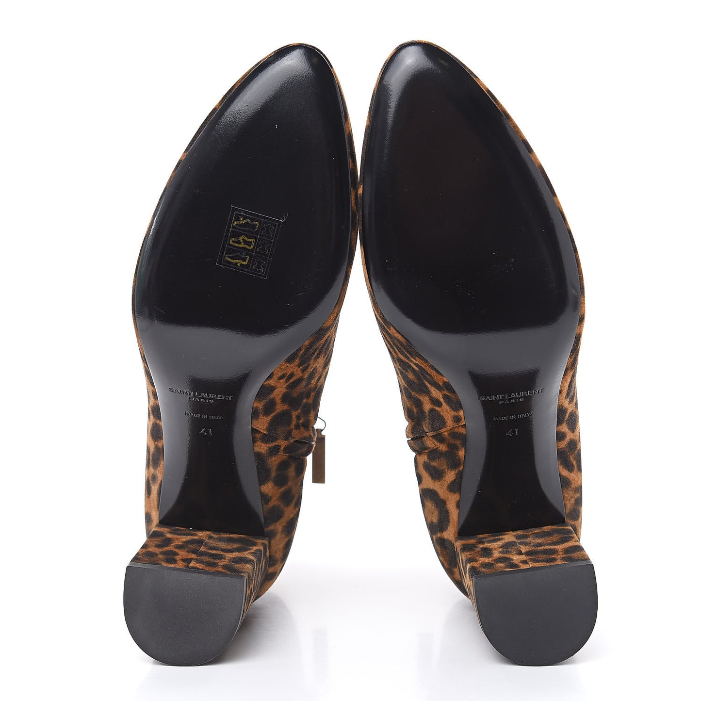 Suede Lou Ankle Boots 41 Leopard