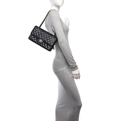 Chanel Caviar Quilted Medium Double Flap Black 2 of 10