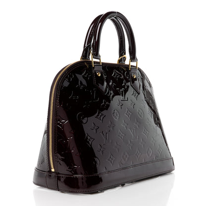 Louis Vuitton Vernis Alma PM Amarante 3 of 11