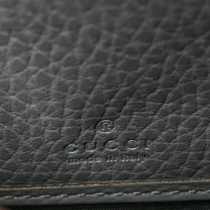 Gucci Dollar Calfskin Monochrome GG Marmont Zip Around Wallet Deep Grey 7 of 8
