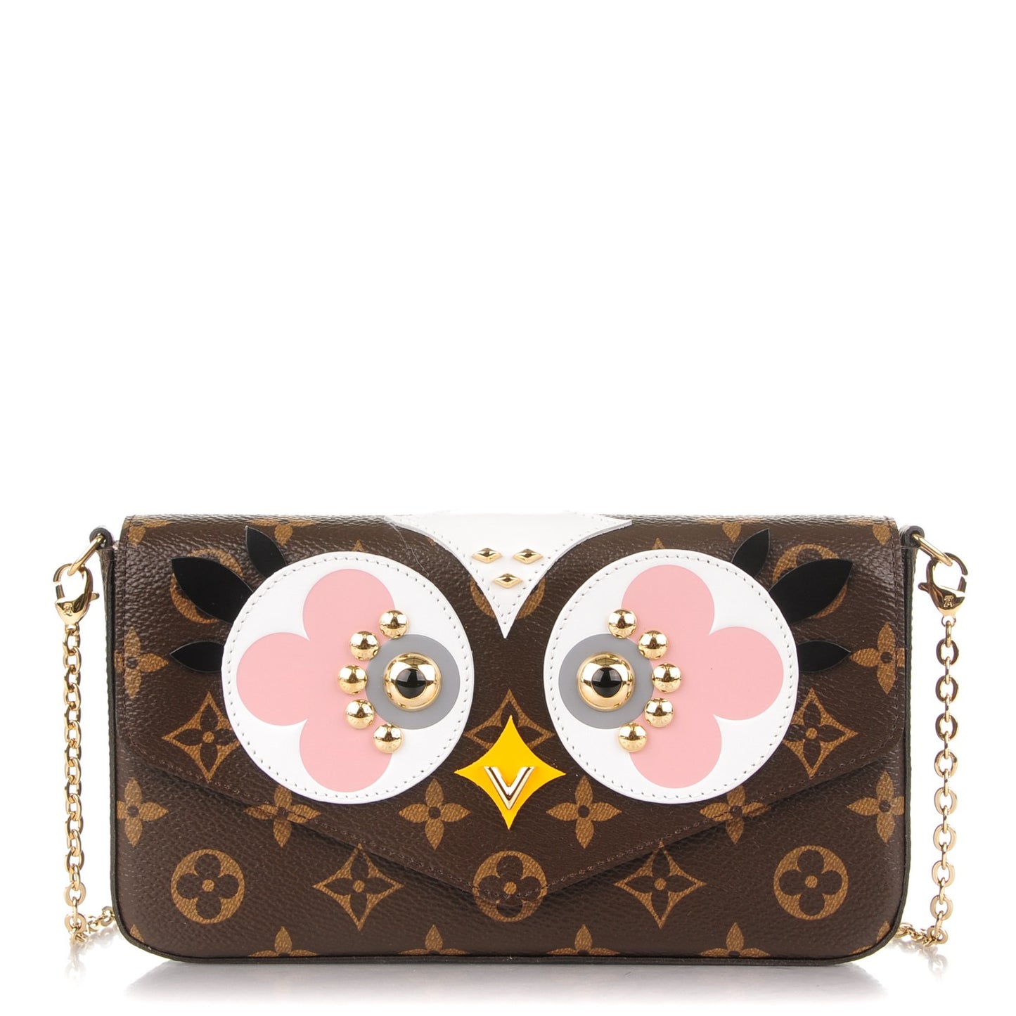 Monogram Lovely Birds Pochette Felicie Chain Wallet