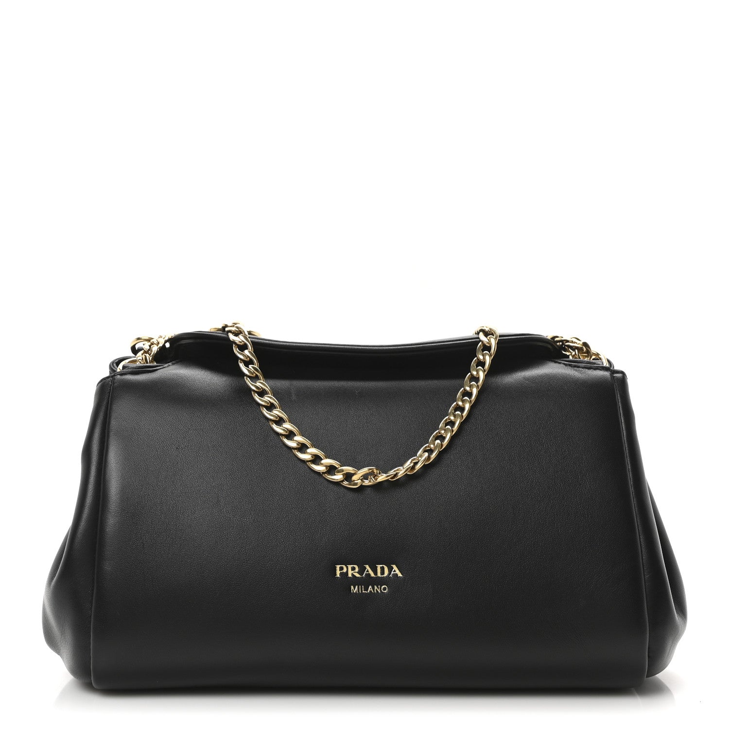 Prada Nappa Small Tumulte Bag Black 1 of 9