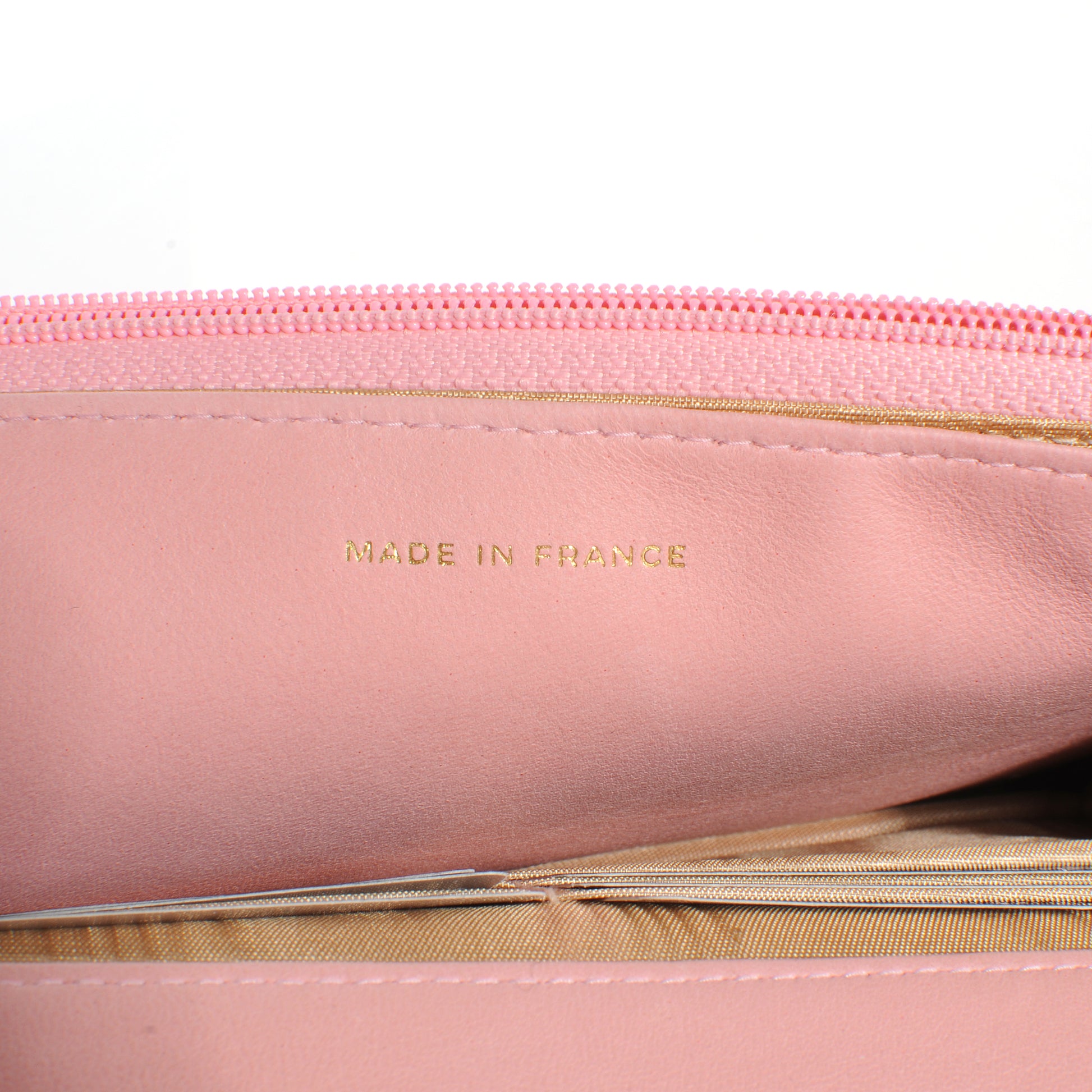 Chanel Caviar Wallet on Chain WOC Pink 6 of 9