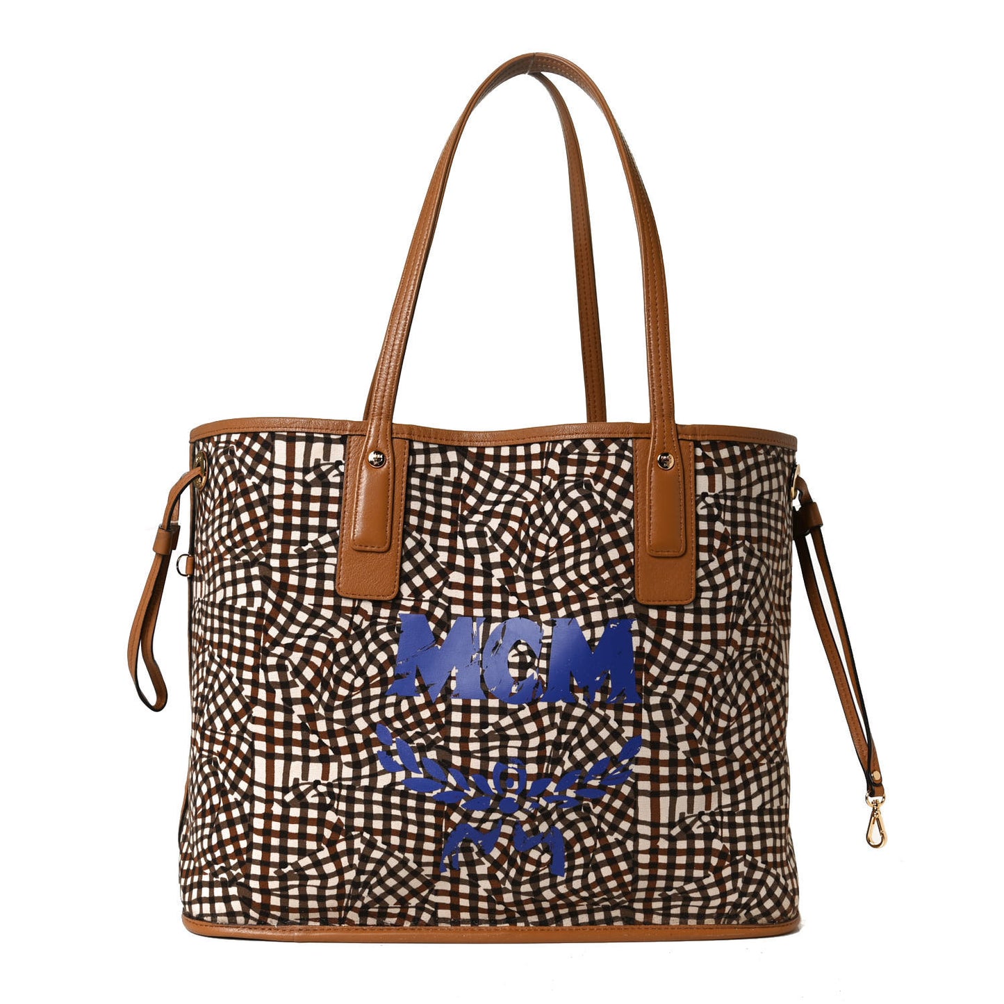 Visetos Medium Liz Reversible Shopper Tote Cognac