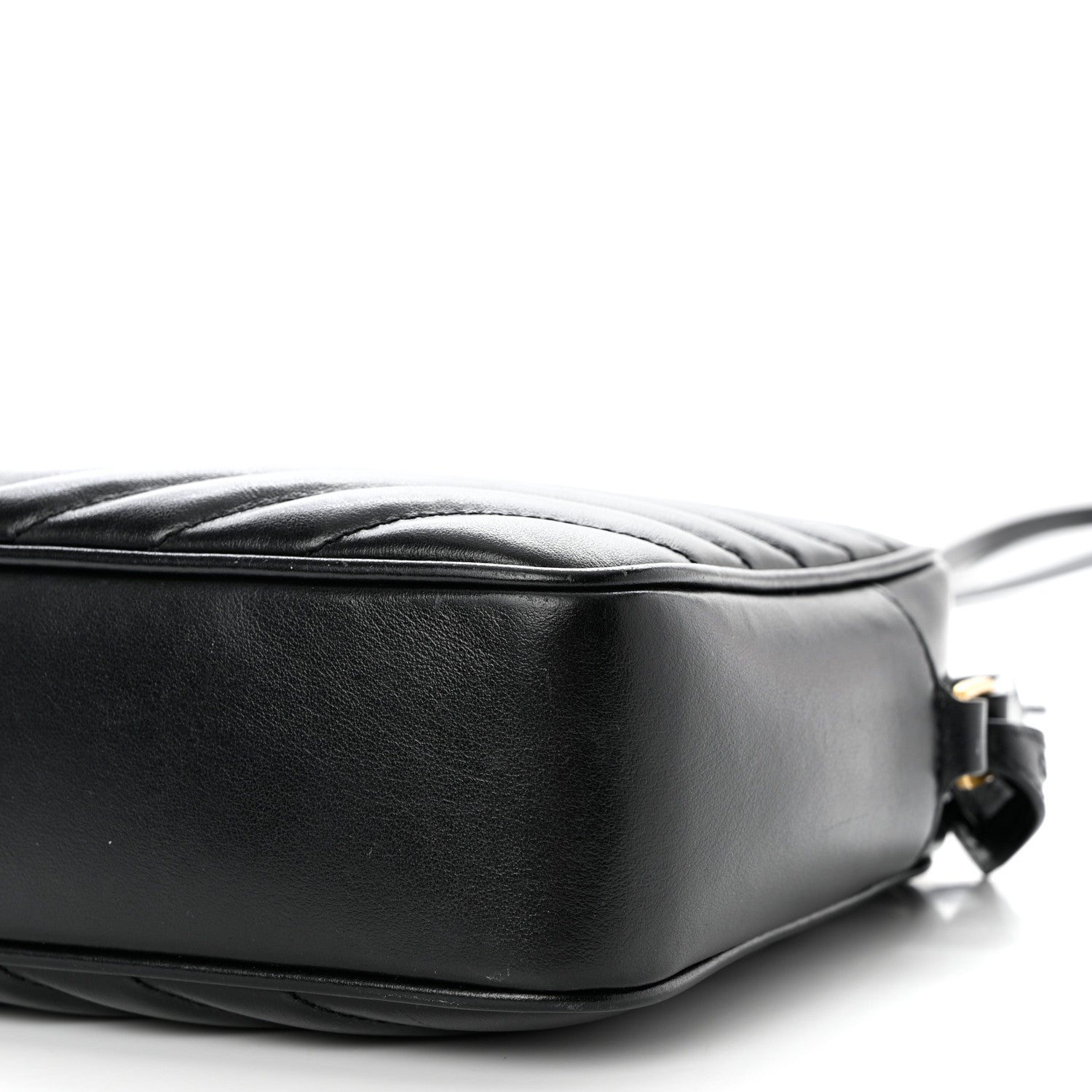 Saint Laurent Calfskin Matelasse Monogram Lou Camera Bag Black 9 of 9