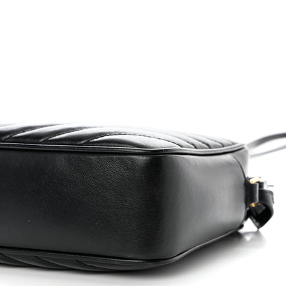 Saint Laurent Calfskin Matelasse Monogram Lou Camera Bag Black 9 of 9