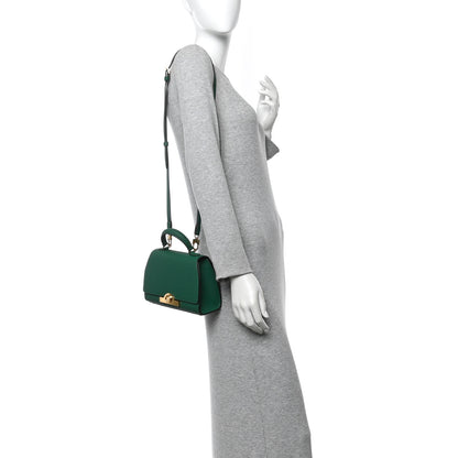 Moynat Taurillon Blush Rejane BB Emerald 2 of 10