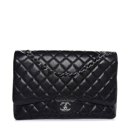 Chanel Caviar Quilted Maxi Single Flap Black 1 of 8