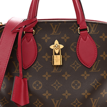 Louis Vuitton Monogram Flower Zipped Tote PM Lie de Vin 8 of 10