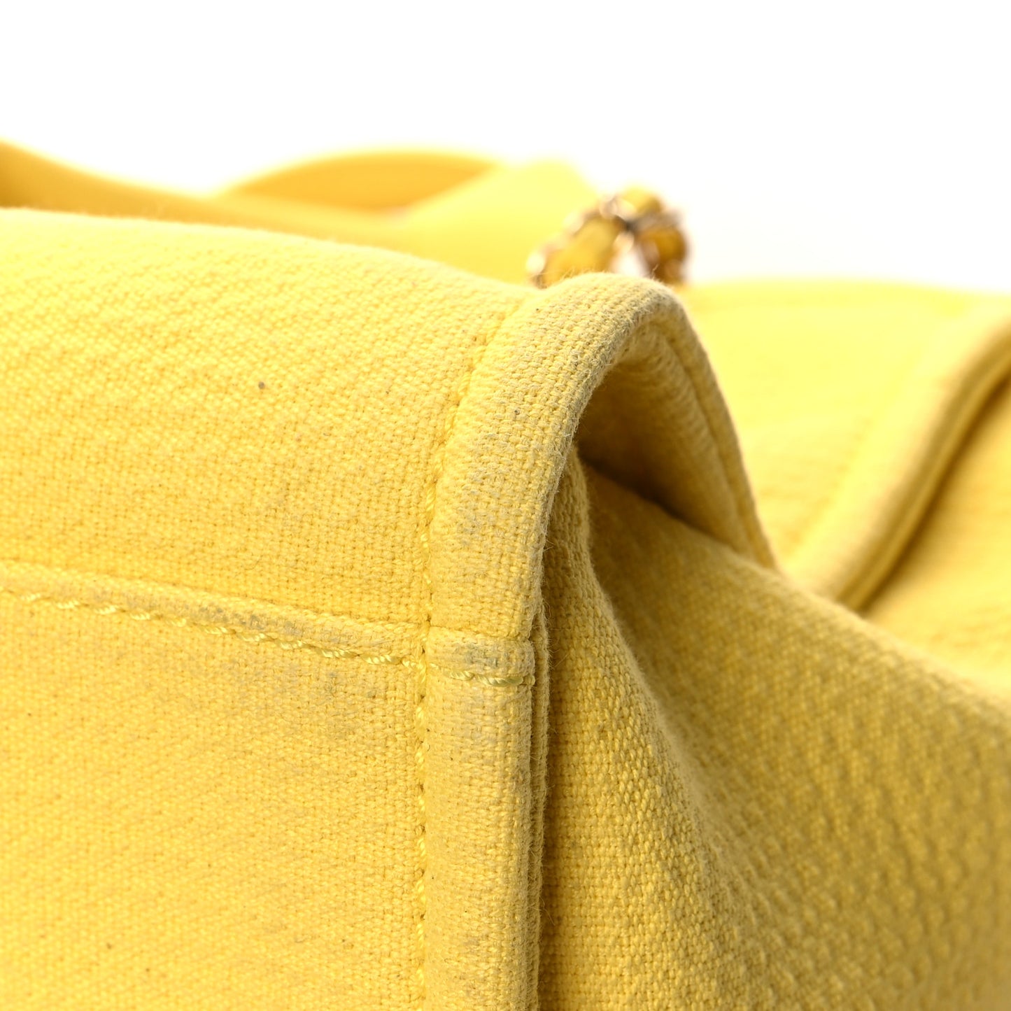 Mixed Fibers Small Deauville Tote Yellow