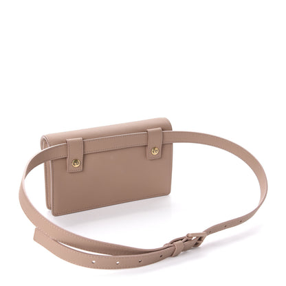 Christian Dior Ultra Matte Calfskin Saddle Belt Bag Rose Des Vents 3 of 12