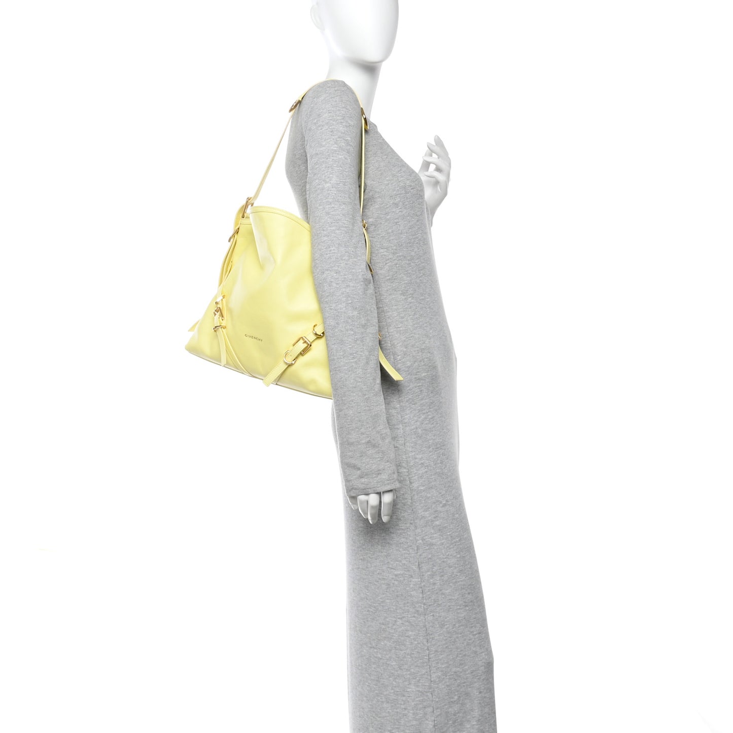 Calfskin Medium Voyou Bag Soft Yellow