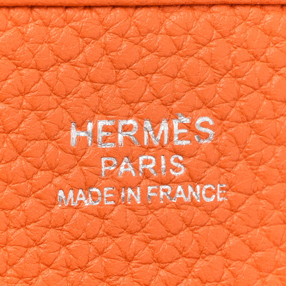 Hermes Taurillon Clemence Evelyne III PM Orange 6 of 13