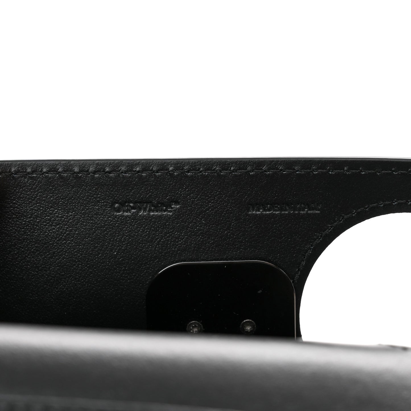 Calfskin Jitney 0.7 Meteor Bag Black