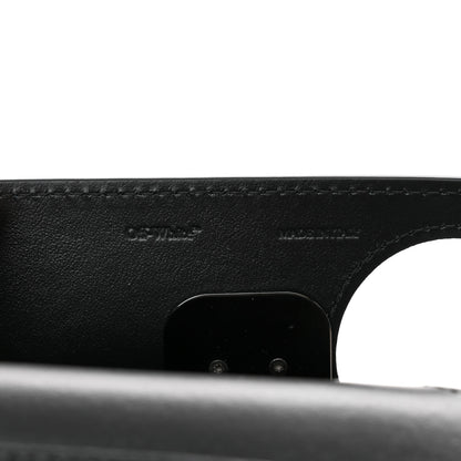 Off-White Calfskin Jitney 0.7 Meteor Bag Black 9 of 12