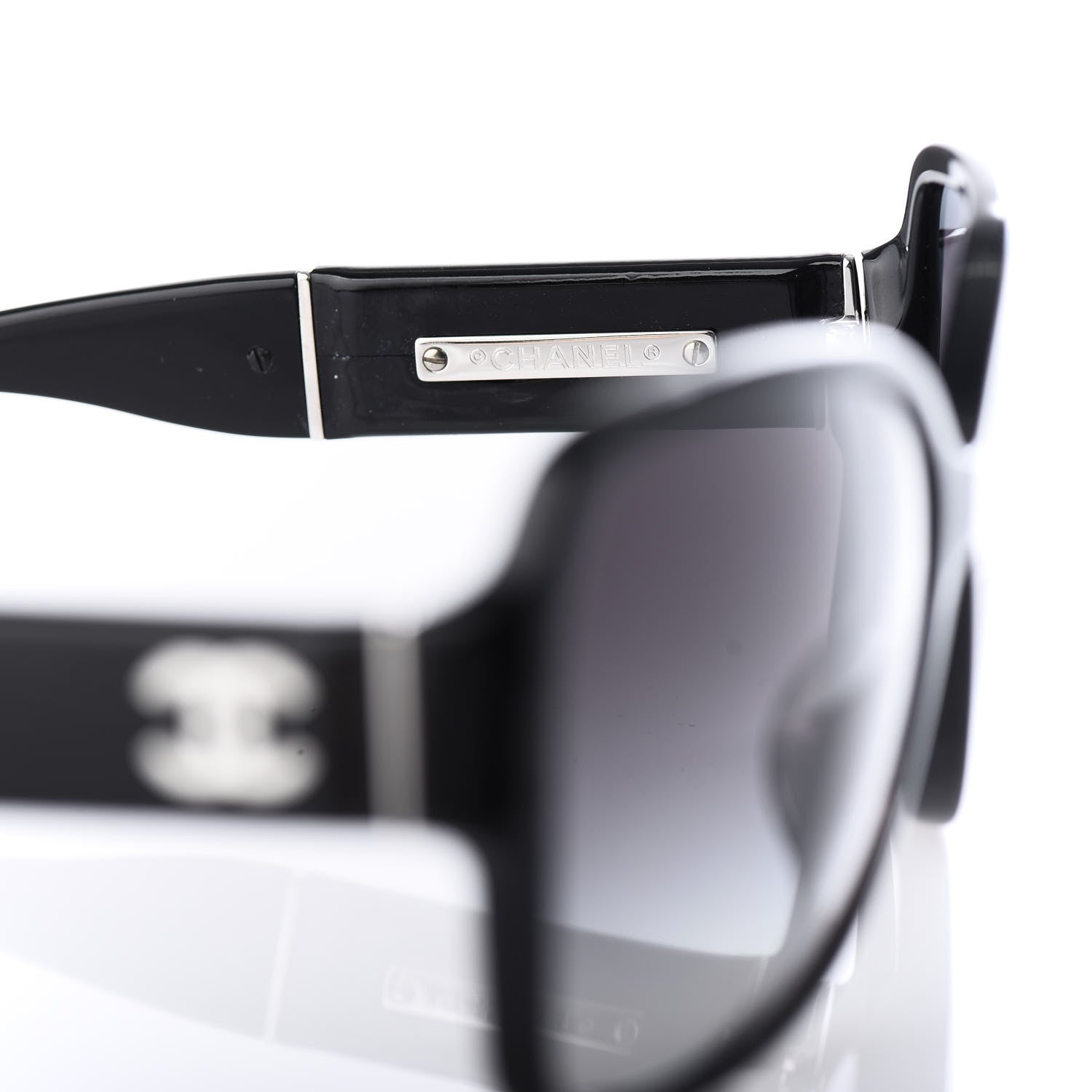 Chanel Square Summer CC Sunglasses 5230-Q Black 6 of 8