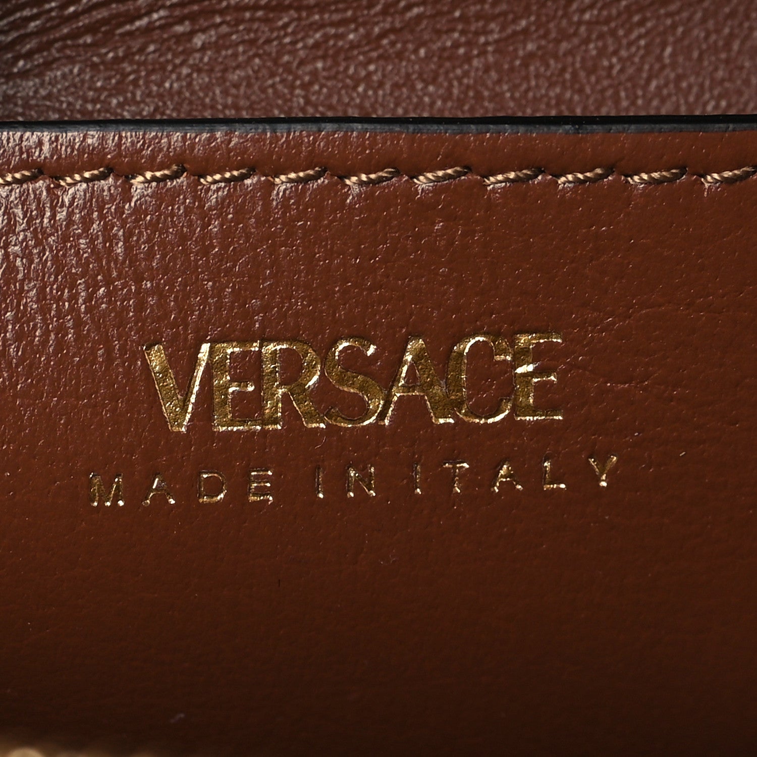 Versace Denim Mini La Medusa Chain Round Crossbody Bag Navy Blue 6 of 8
