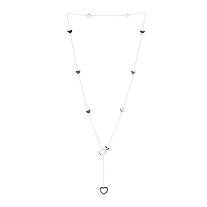 Tiffany Sterling Silver Heart Lariat Necklace 3 of 4