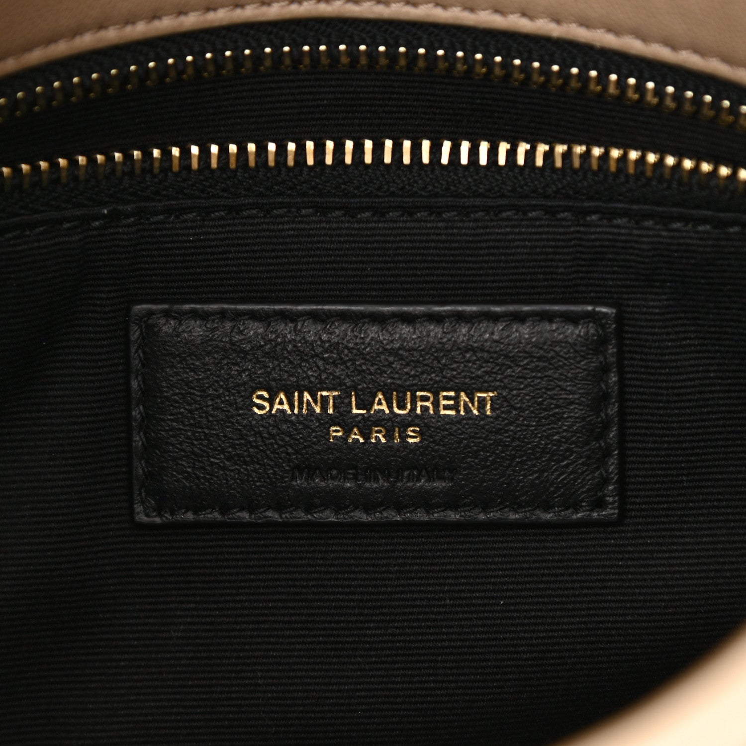 Saint Laurent Lambskin Quilted Toy Loulou Puffer Monogram Chain Satchel Nude Powder 7 of 10