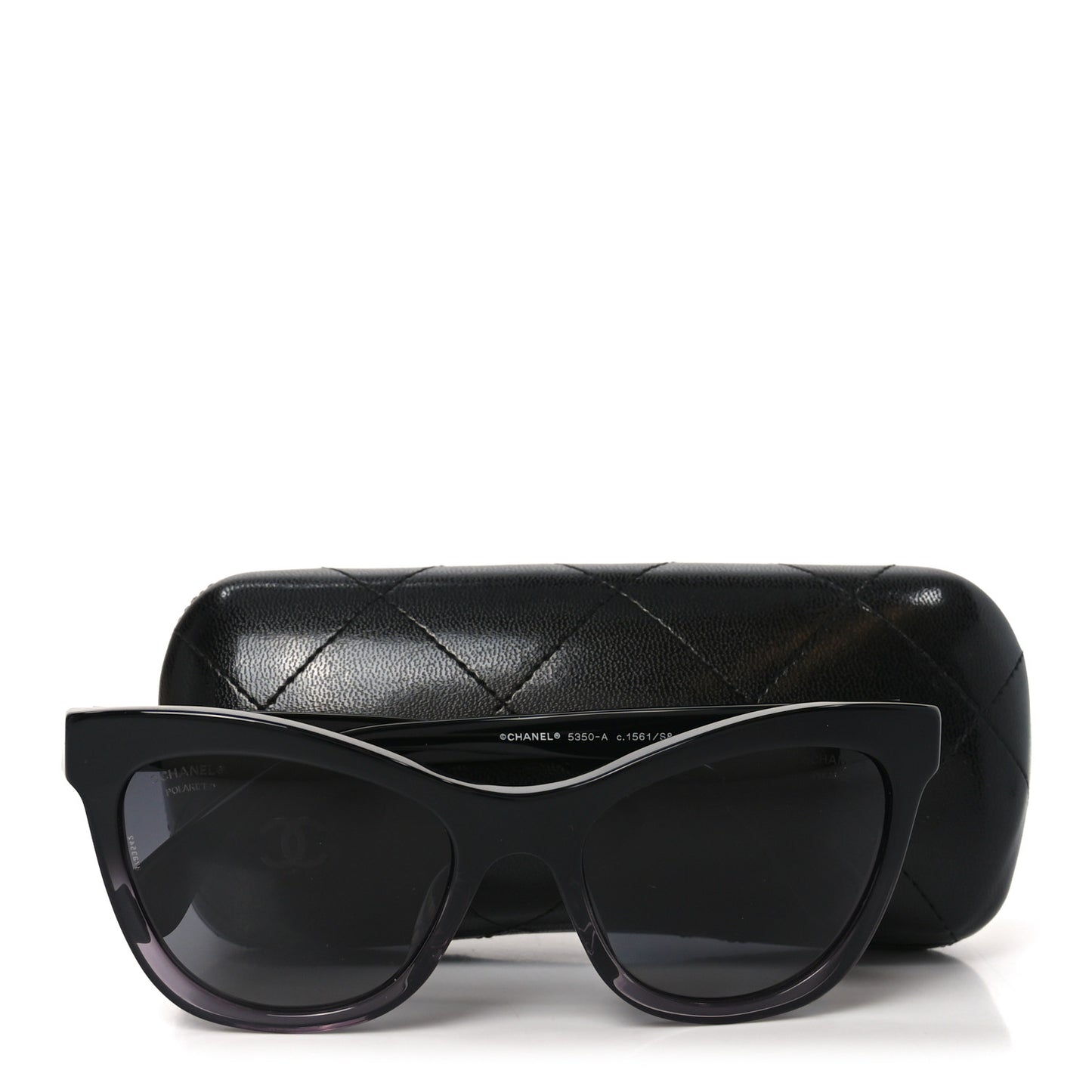 Polarized Acetate CC Cat Eye Summer Sunglasses 5350 Black