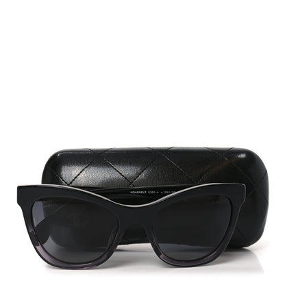 Chanel Polarized Acetate CC Cat Eye Summer Sunglasses 5350 Black 7 of 7