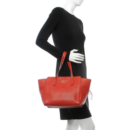 Gucci Dollar Calfskin Small Swing Tote Oxidation 2 of 7