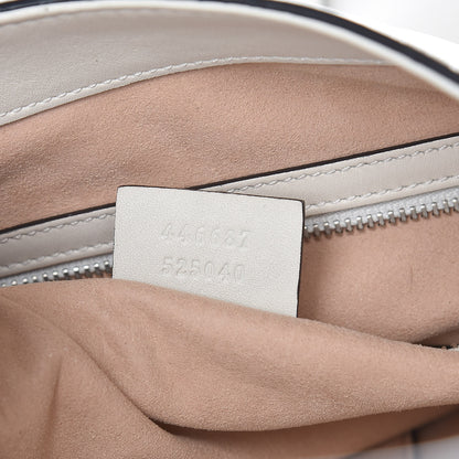 Gucci Calfskin Web Stripe Medium Dionysus Hobo White 7 of 7