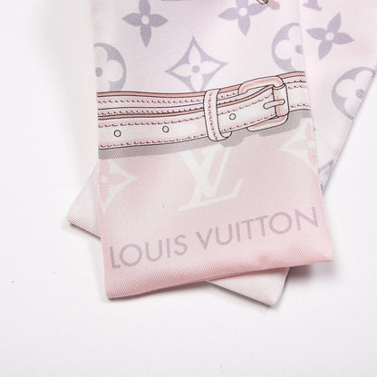 Louis Vuitton Silk Monogram Confidential Bandeau Light Pink 3 of 5