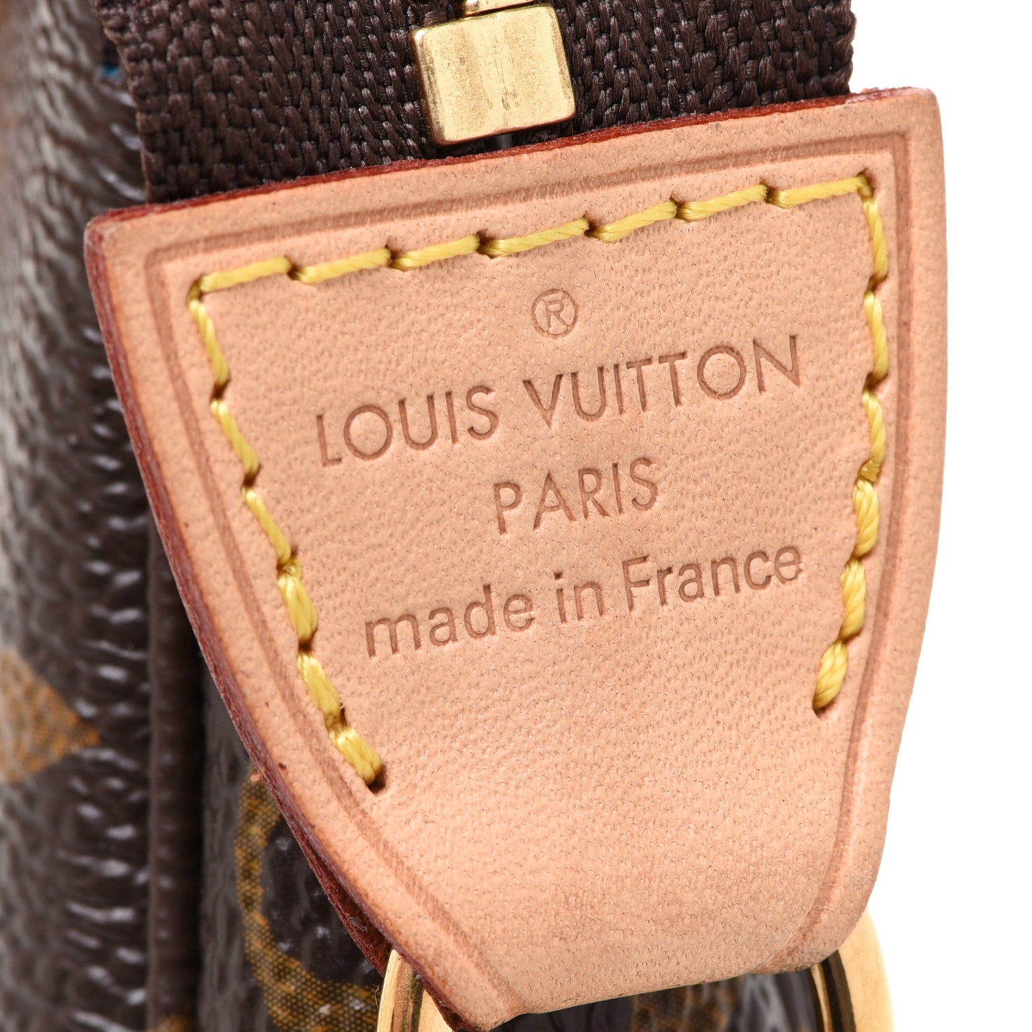 Louis Vuitton Monogram My LV Heritage Mini Pochette Accessories Blue Claire Rouge 6 of 6