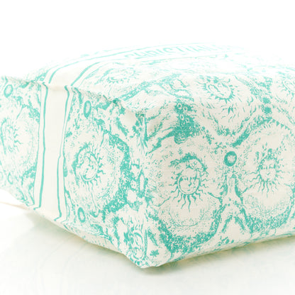 Christian Dior Canvas Dioriviera Toile de Jouy Soleil Tote Aquamarina 8 of 9