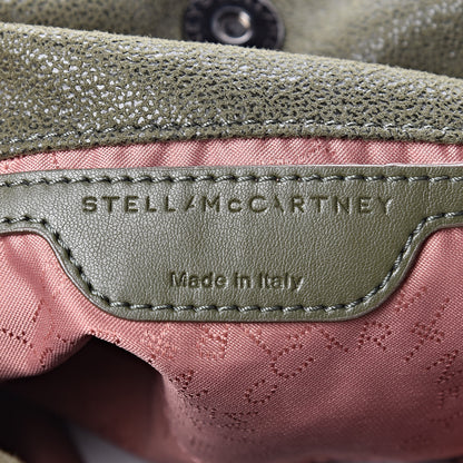 Stella McCartney Shaggy Deer Mini Falabella Fold Over Tote Olive 7 of 10