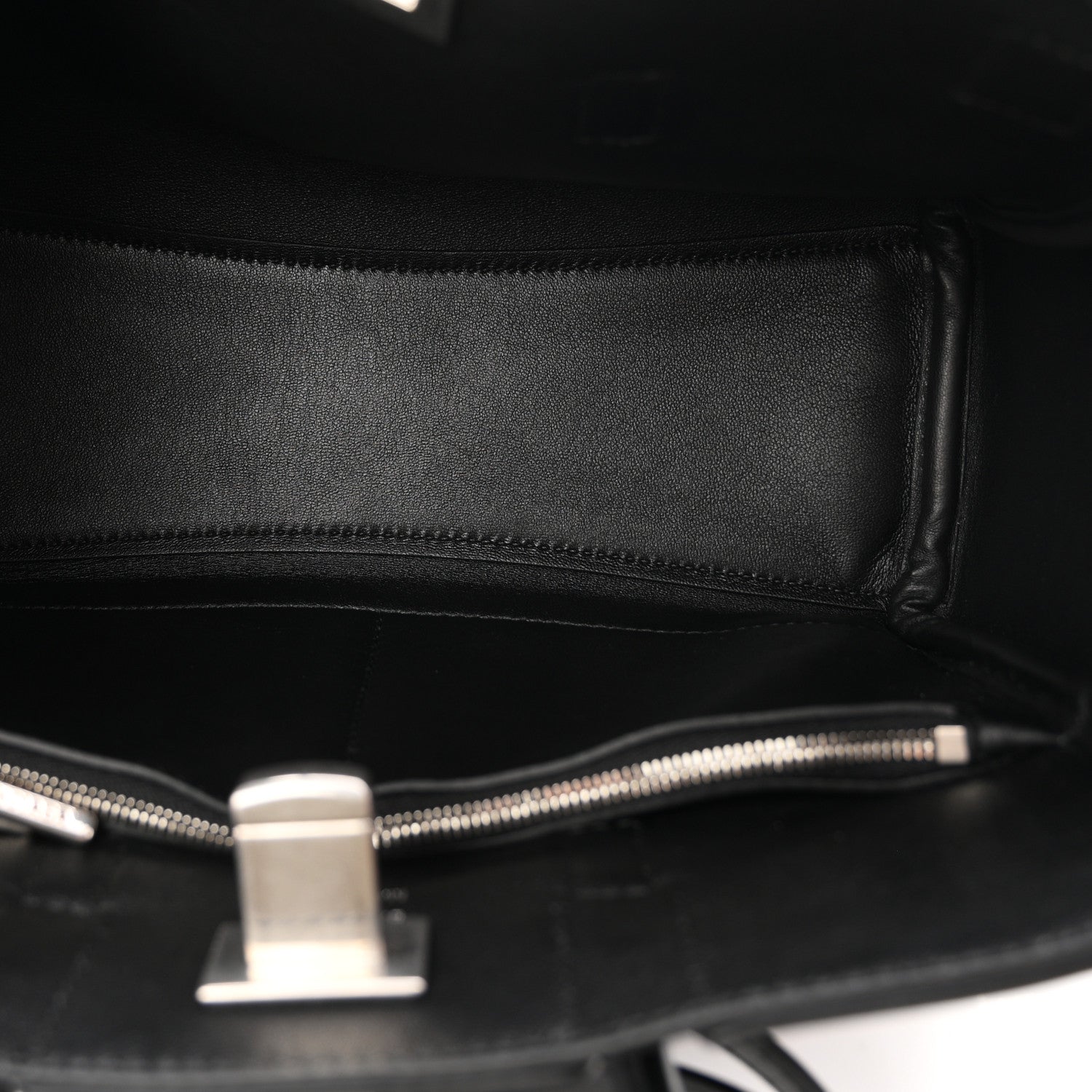 Balenciaga Smooth Calfskin Mini Bel Air Carry All Bag Black 5 of 9