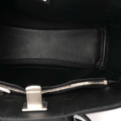 Balenciaga Smooth Calfskin Mini Bel Air Carry All Bag Black 5 of 9