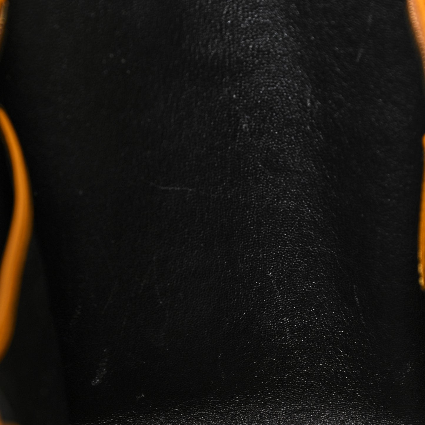 Smooth Calfskin Micro Luggage Amber