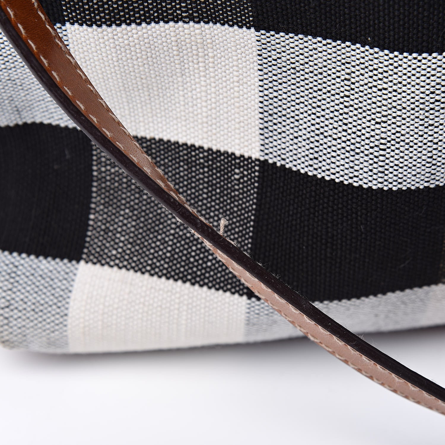 Burberry Canvas Mega Check Medium Tottenham Brit Tote Saddle Brown 7 of 11