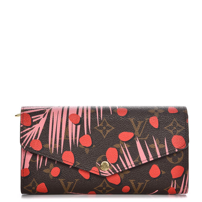 Louis Vuitton Monogram Jungle Dots Sarah Wallet Sugar Pink Poppy 1 of 7