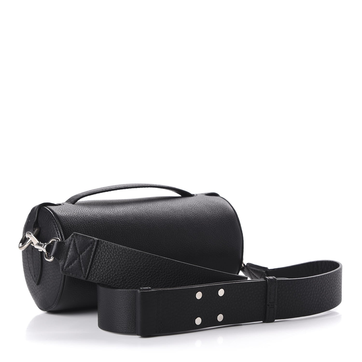 Burberry Calfskin The Barrel Bag Black 3 of 9
