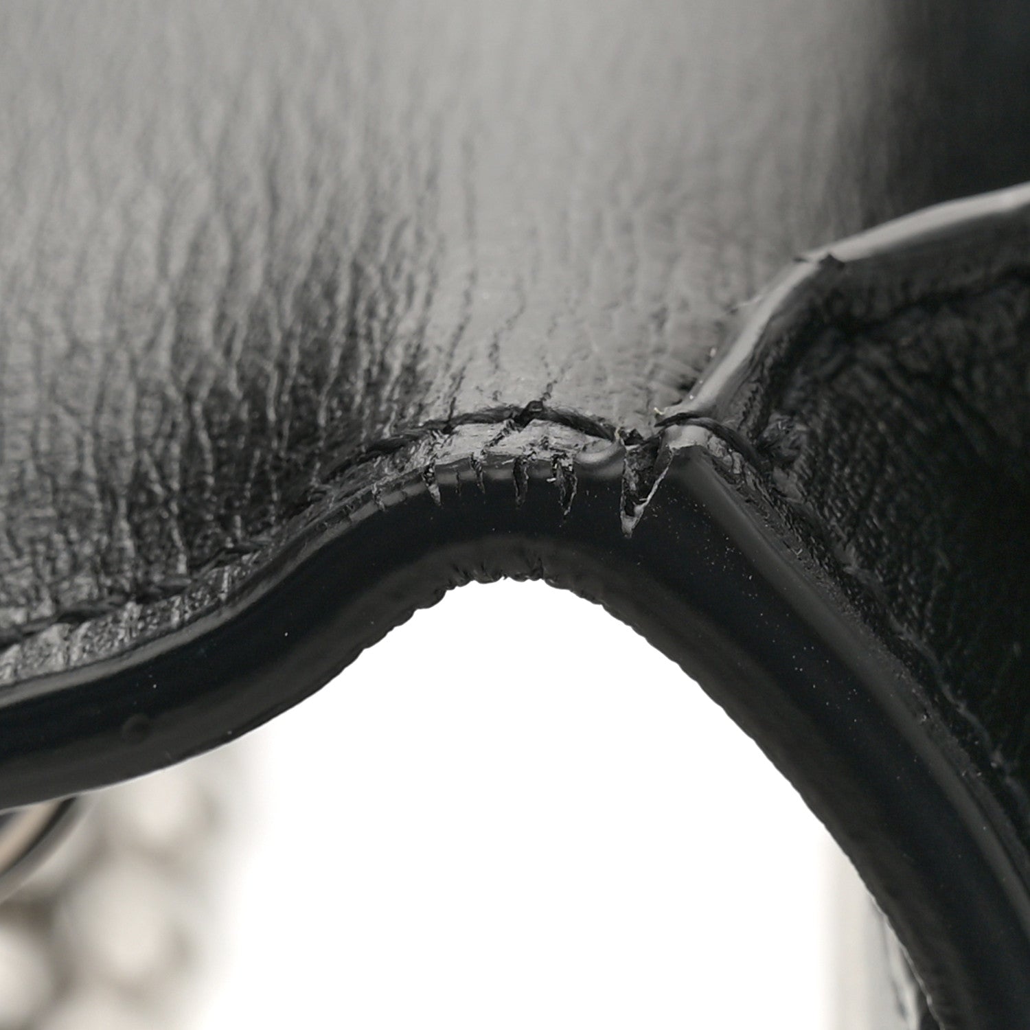 Saint Laurent Calfskin Medium Monogram Sunset Black 9 of 9