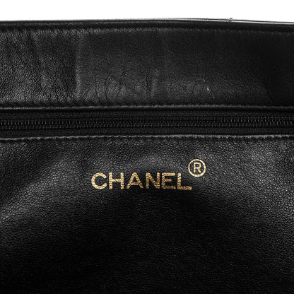 Chanel Lambskin CC Tote Black 6 of 9