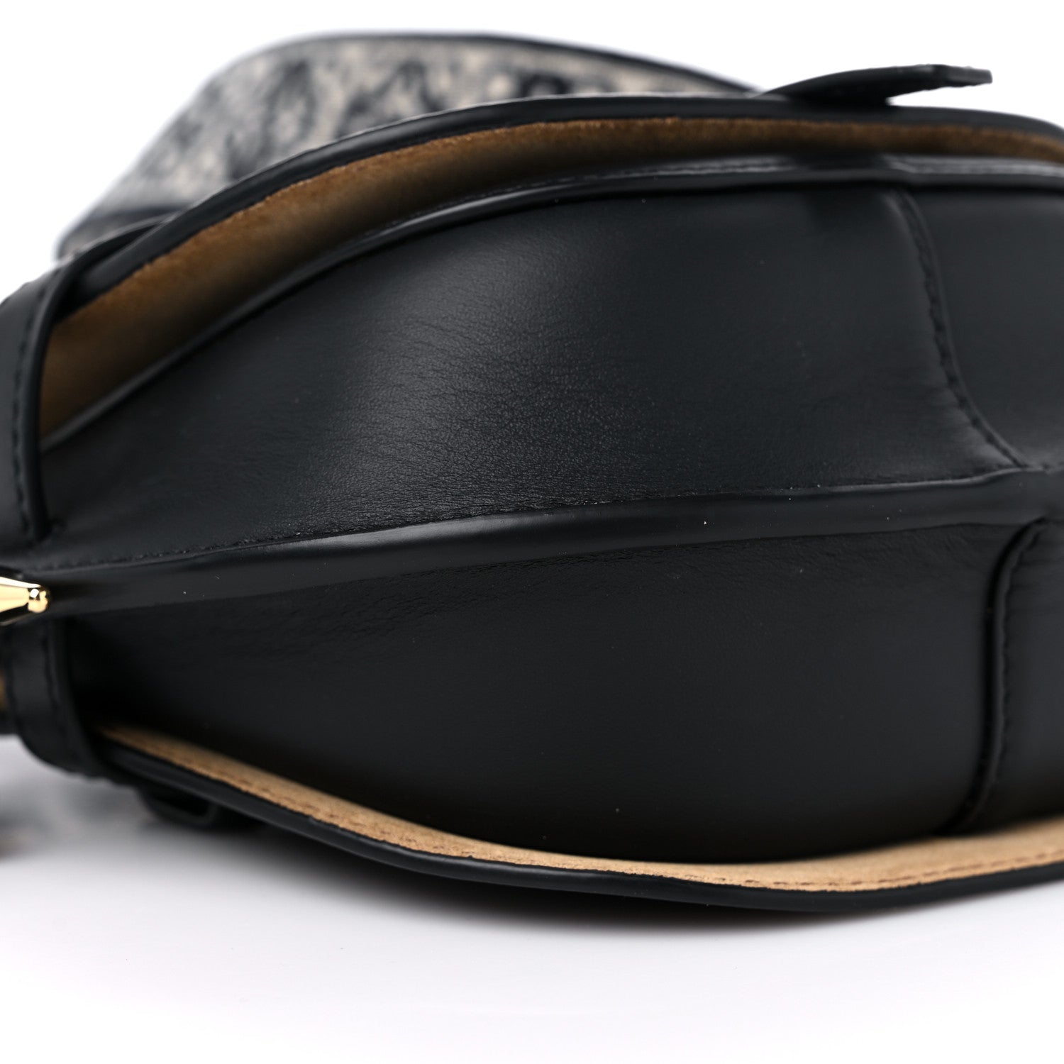 Loewe Calfskin Jacquard Mini Gate Dual Bag Black 7 of 8