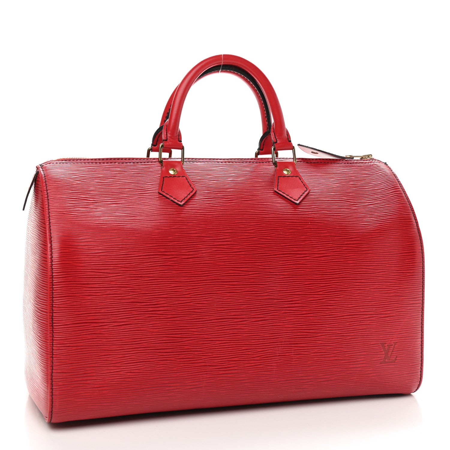 Louis Vuitton Epi Speedy 35 Castillan Red 4 of 10