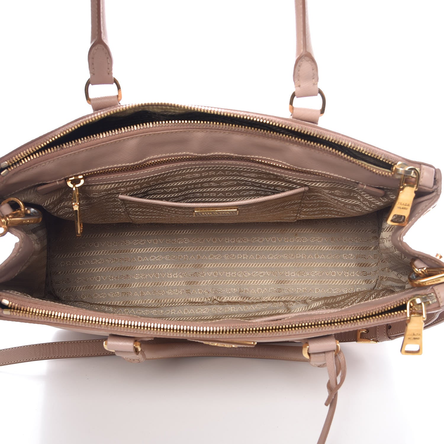 Prada Saffiano Medium Galleria Double Zip Tote Cammeo 6 of 36