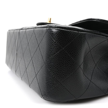 Chanel Caviar Quilted Jumbo Double Flap Black 10 of 10