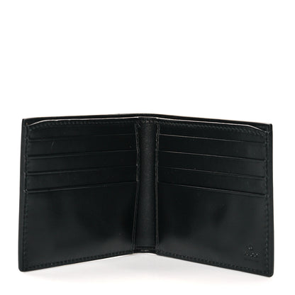 Gucci Plutone Calfskin Logo Bi-Fold Wallet Black 5 of 7