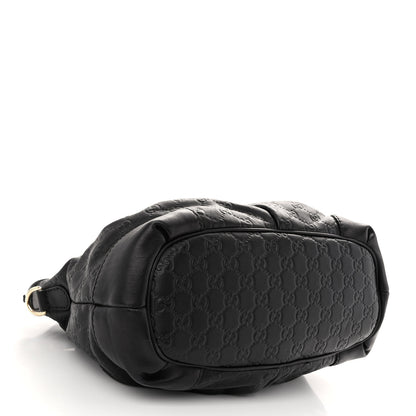 Gucci Guccissima Medium Sukey Top Handle Tote Black 4 of 9