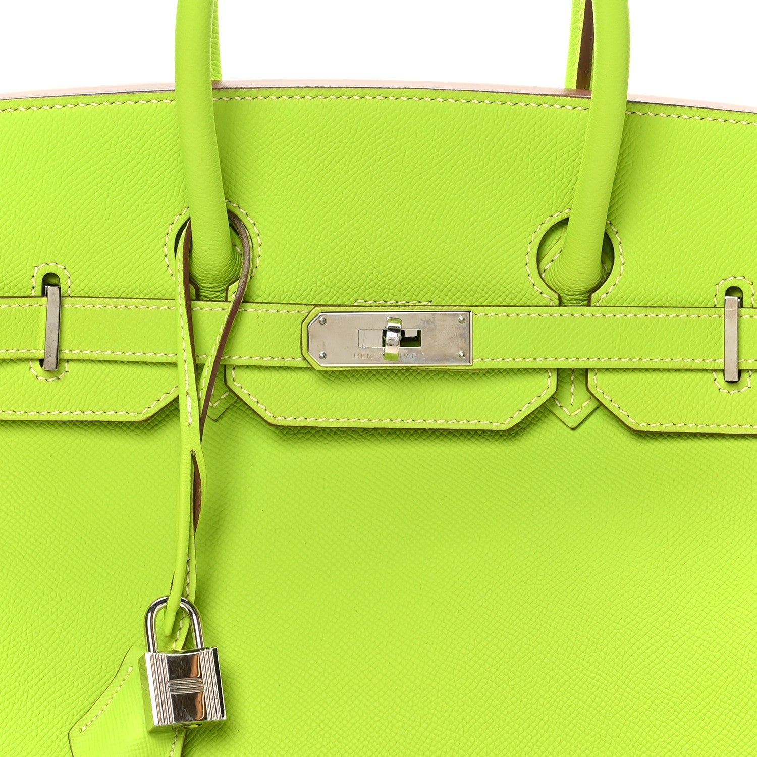 Hermes Epsom Candy Birkin 35 Kiwi Lichen 8 of 10