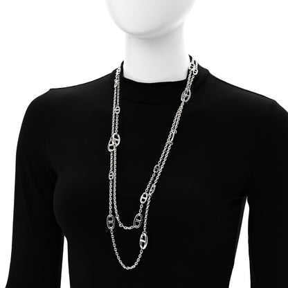 Hermes Sterling Silver Farandole Necklace 160 2 of 6